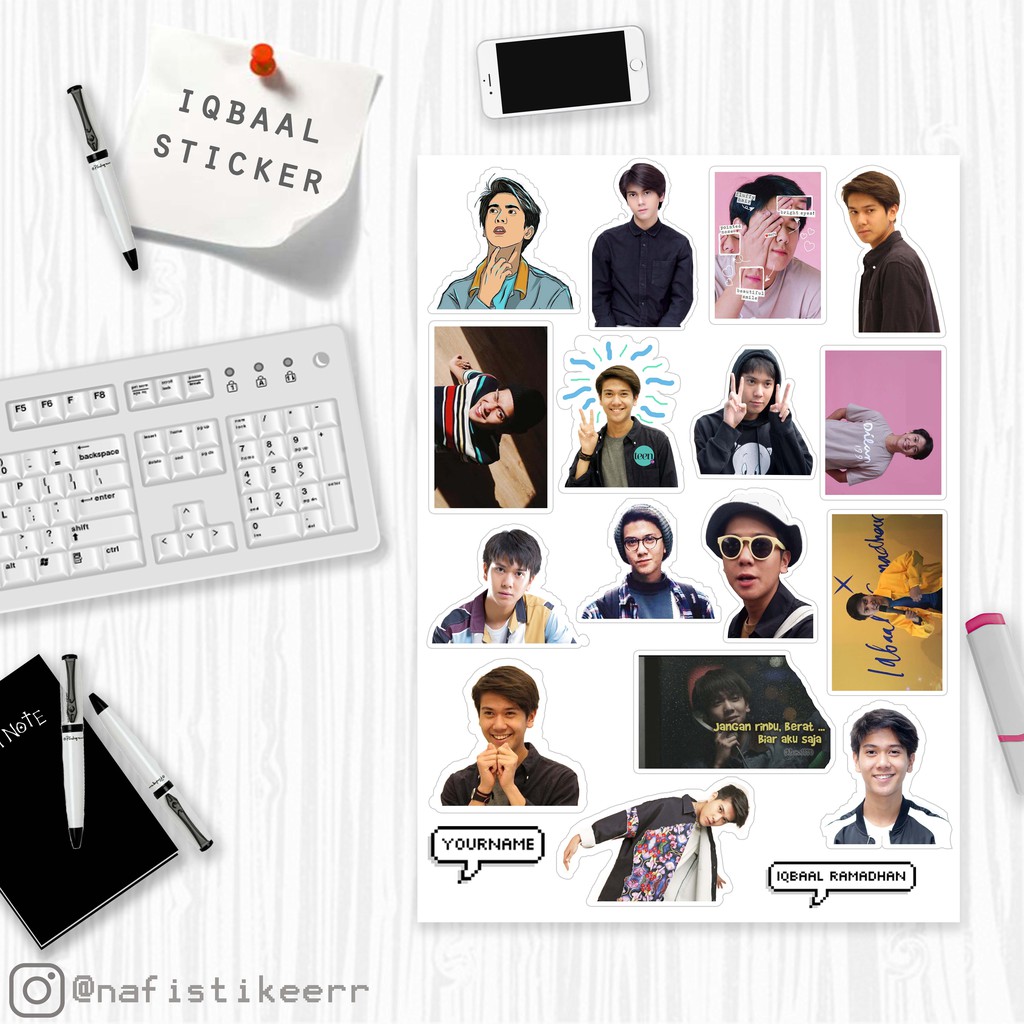 STICKER LAPTOP HANDPHON HP CASE IQBAAL