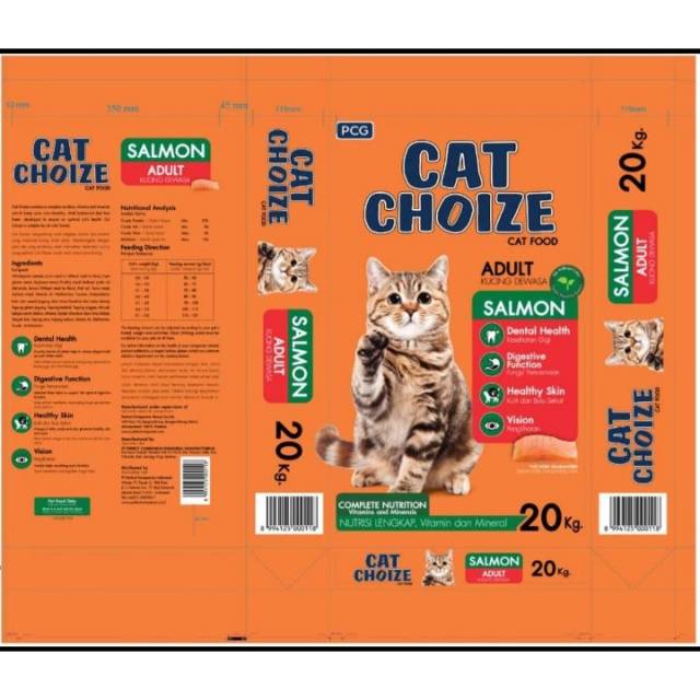 CAT CHOIZE 800gram Makanan kucing Cat Choize  800gr Tuna salmon cat choice / cat choize dewasa