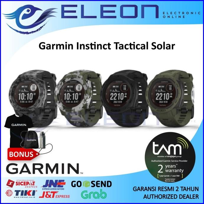 Garmin Instinct Tactical / Camo Solar - Garansi Resmi TAM 2 Tahun