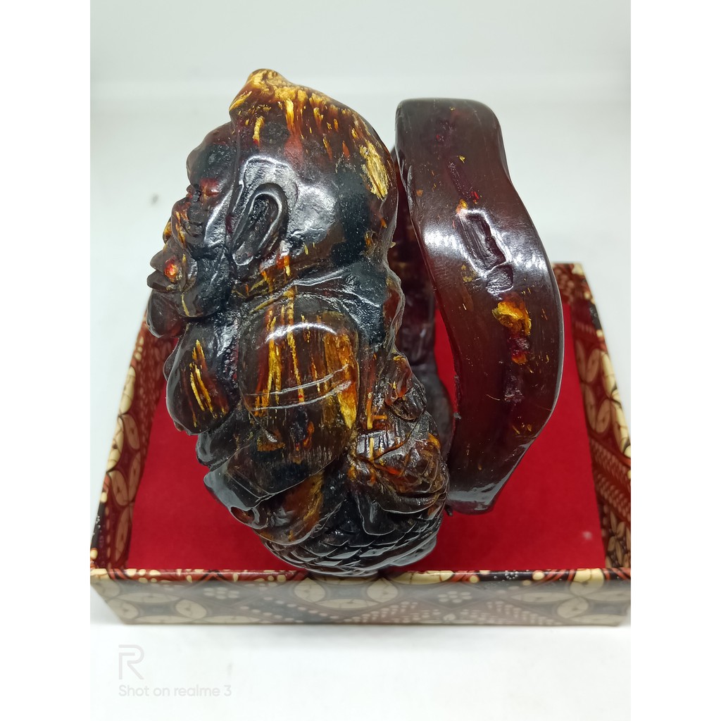 Gelang Akar Bahar Merah Ukir SEMAR JUMBO