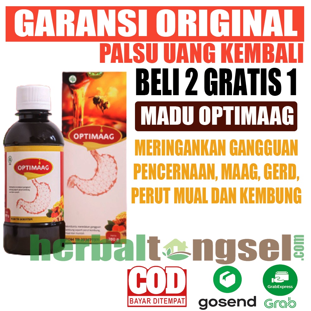 [BELI 2 GRATIS 1] BISA COD Madu Optimaag Original Madu Maag asam lambung madu gerd PROMO LEBIH DARI 