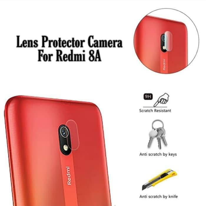 TEMPERED GLASS KAMERA XIAOMI REDMI 8A PRO - PELINDUNG KAMERA REDMI 8APRO - BC