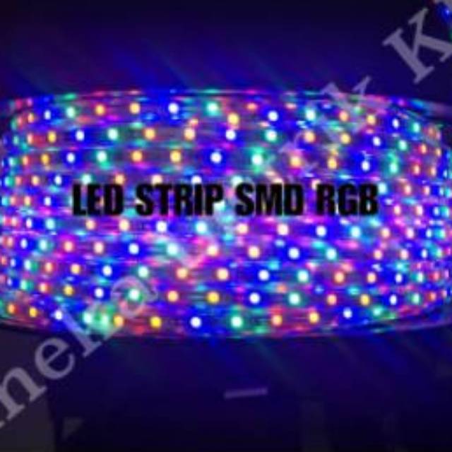 Lampu LED Strip RGB 5050 100M Outdoor/Indoor (Mata Besar)