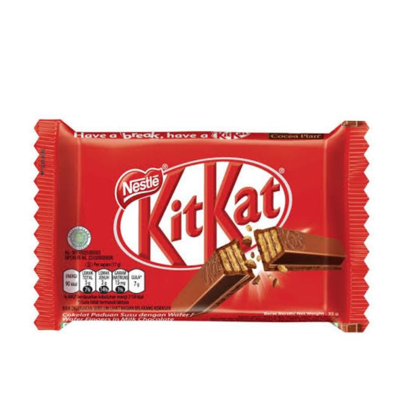 

Nestle || KitKat chocolate 4F /coklat Import