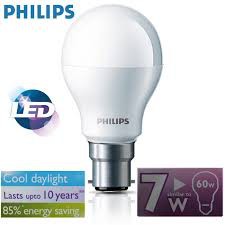 Lampu LED Philips 8 watt Bohlam 8w / Philip Putih 8 w Bulb LED 8watt