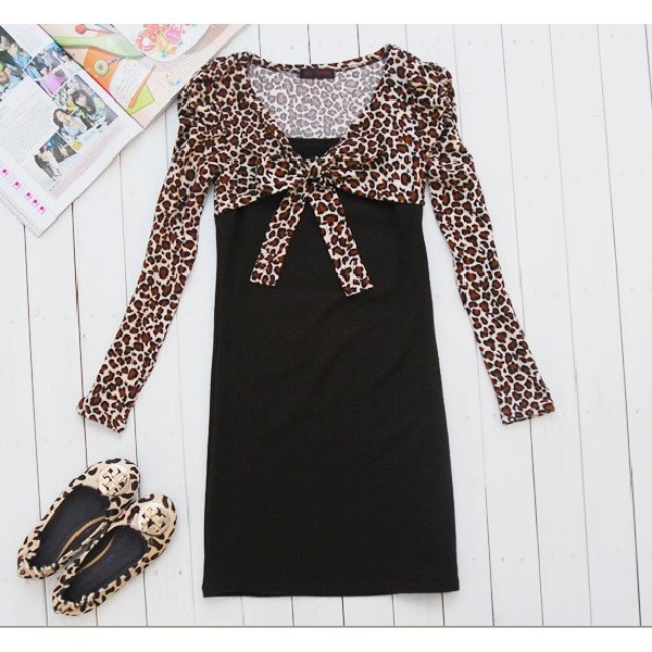 Leopard Dress Import 300406