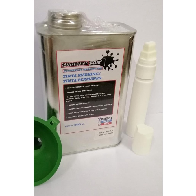 

BISA COD Tinta Refill Spidol Permanen Summerson 1 Liter/PULPEN GEL/PULPEN LUCU/PULPEN 1 PACK/PENSIL WARNA/PENSIL 2B/PENGHAPUS JOYKO/PENGHAPUS LUCU/RAUTAN PENSIL PUTAR/RAUTAN ELEKTRIK/SPIDOL WARNA/SPIDOL PERMANEN/SPIDOL WHITEBOARD/CORRECTION TAPE