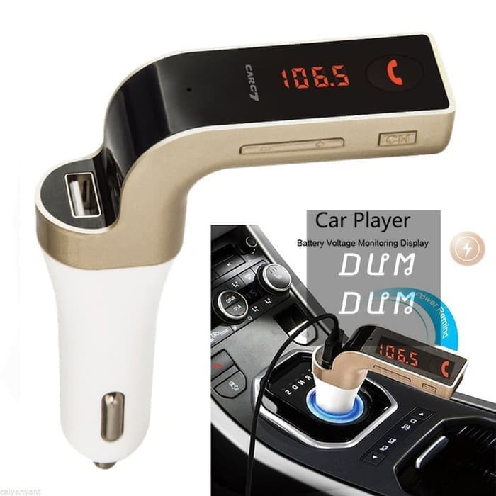 CAR G7 FM Transmitter Bluetooth Modulator Saver Charger Mobil - Hit