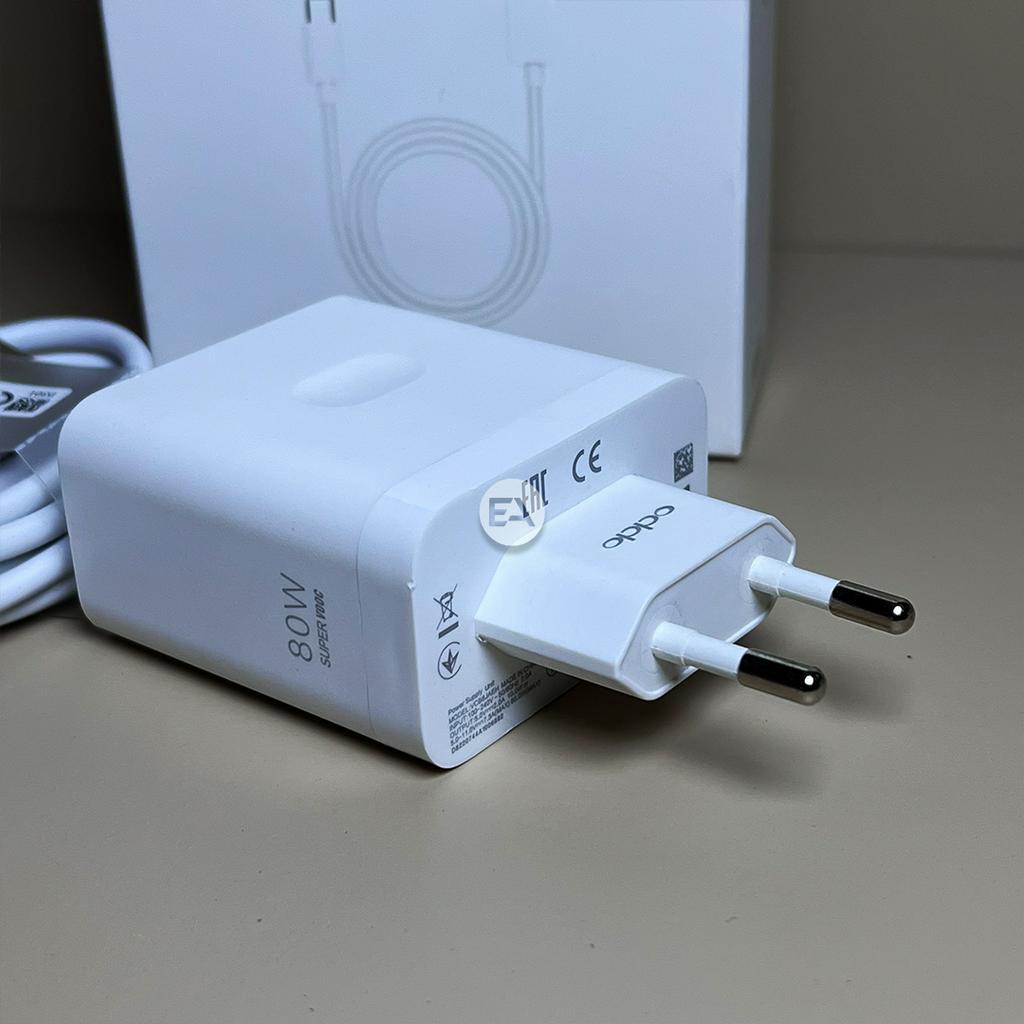 Charger Oppo 80W SUPER VOOC 7.3A 11V Type C FAST CHARGING ORIGINAL 100%