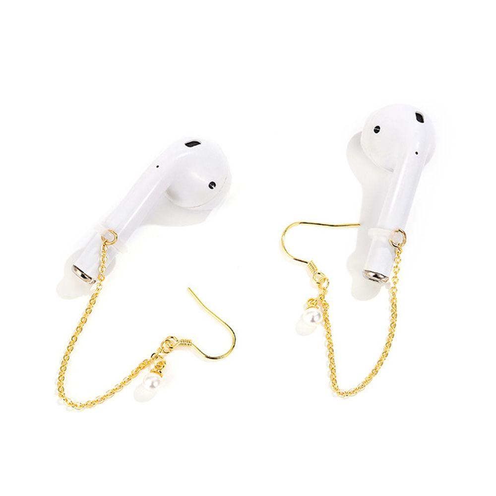Nanas Anti Rontok Anting Aksesoris Earphone Holder Olahraga Kait Pas Aman