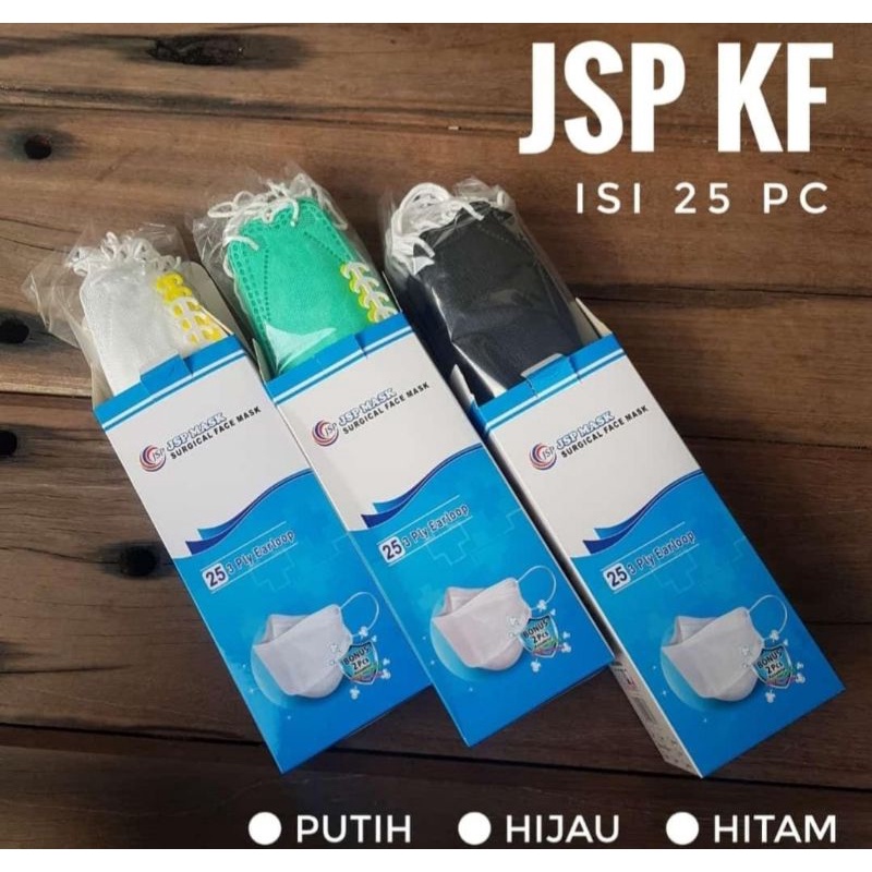 JSP Mask KF94 3 ply earloop isi 25 pcs/ JSP Surgical mask