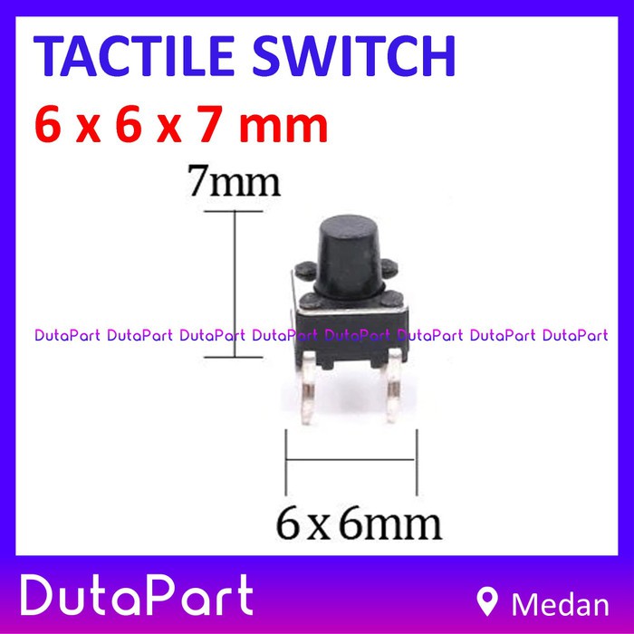 Tactile Switch Push Button 6x6x7 mm 6x6 x 7mm PCB Mount Mini Micro