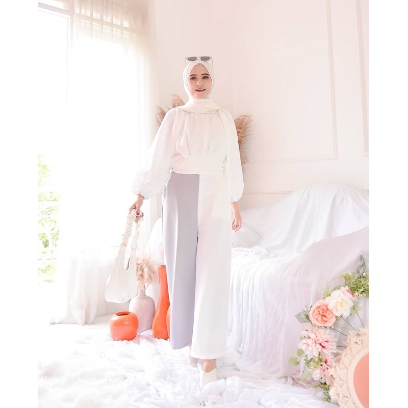 KULOT MIX 2 TONE // KULOT POLOS MURAH-Abu