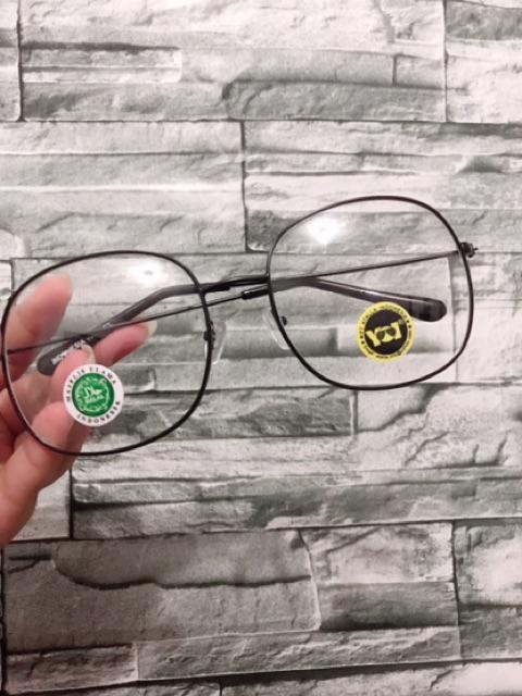 Free Box Dan Lap Kain Kacamata Persegi Big Size Ros 2165