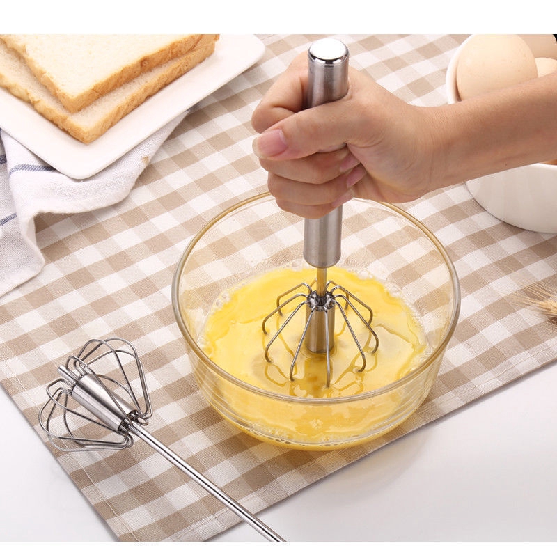 Stainless Easy Whisk Mixer Egg Cream Stirrer Sauce Shaker Cake Blender Beater