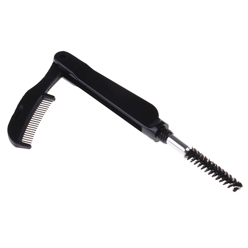 Foldable eyelash brush folding mascara wands eyebrow comb brush beauty tool