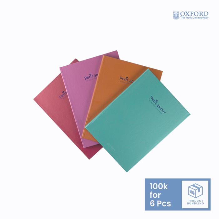 

[RESTOCK] Buku Tulis Petit Amour A5 (get 6pcs) - 1 pcs