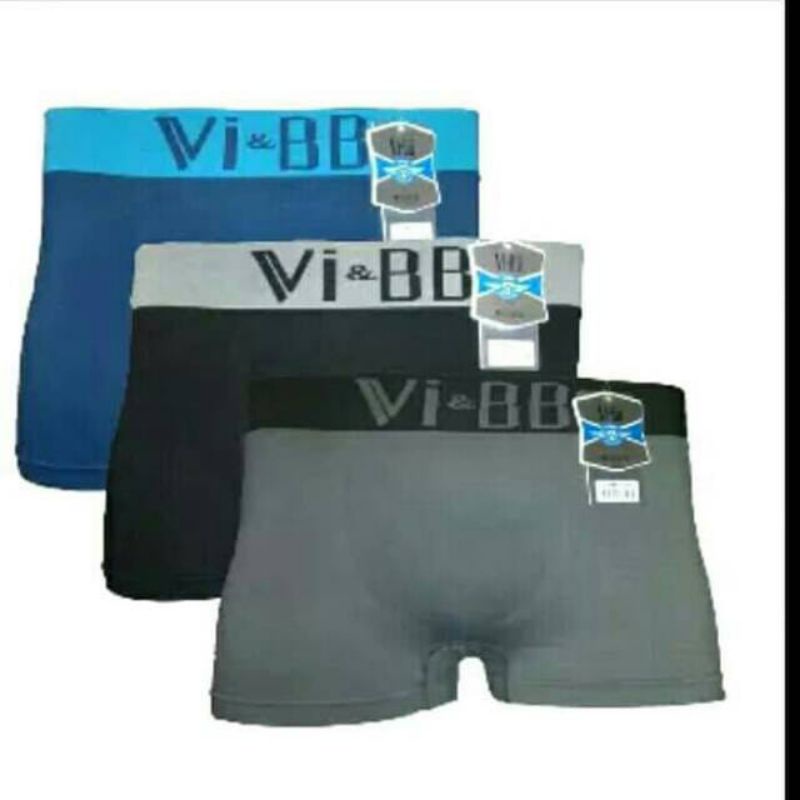 Boxer Rajut | VI-BB | 3PCS Boxer Seamless