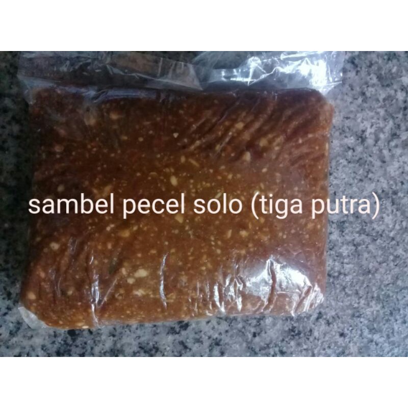 

sambel pecel solo/sambal pecel