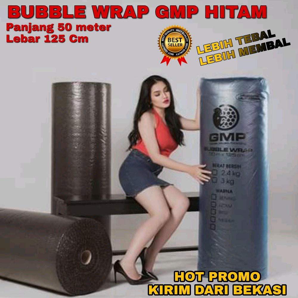 

Dijual Bubble Wrap GMP TEBAL 125 cm x 50 meter Diskon