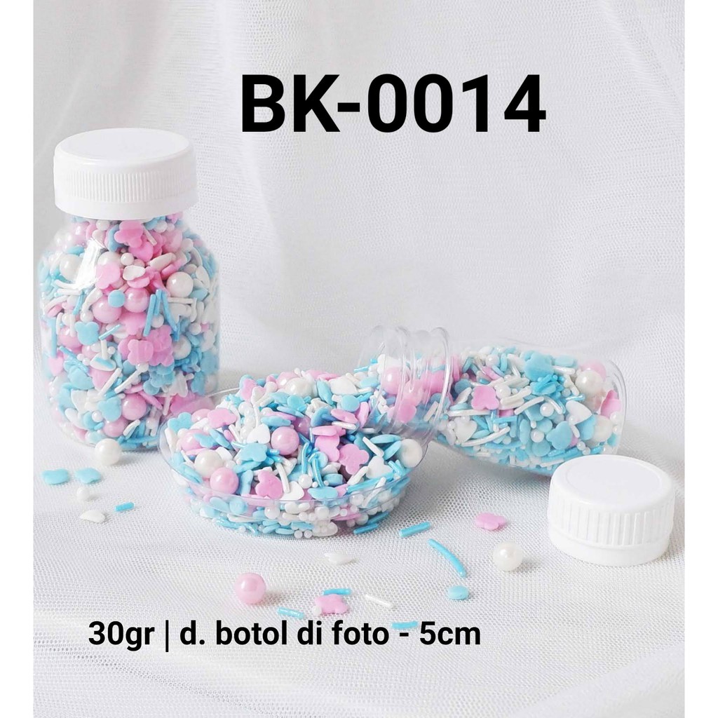 

BK-0014 Sprinkles sprinkle sprinkel 30 gram mutiara hati yamama baking grosir murah sprinkles cake dekorasi mutiara trimit decoration story sprinklestory sprinklesstory sprinkle story yamama baking