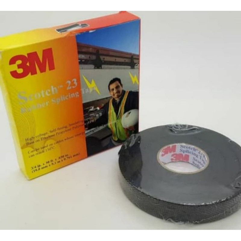 

3M Isolasi Listrik Scotch 23 Rubber Splicing Tape Original