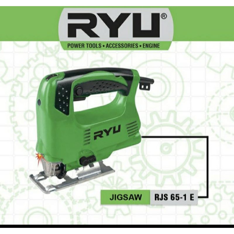 mesin potong kayu ryu tekiro/jigsaw ryu RJS65-1E