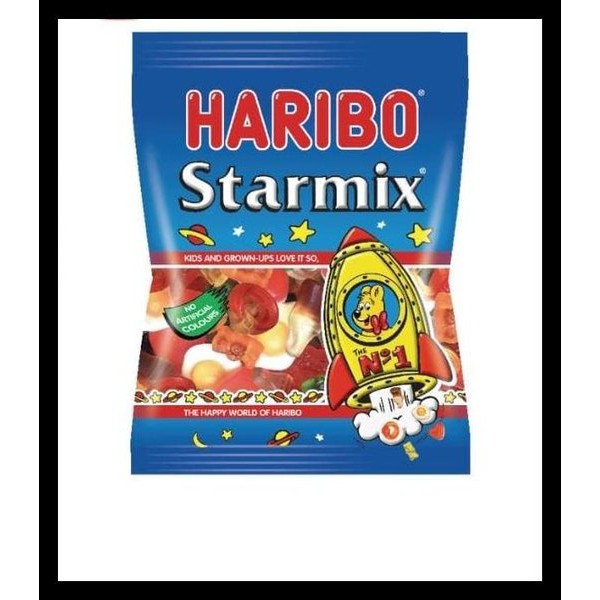 

HARIBO STARMIX 160GRAM GUMMY CANDY PERMEN korea IMPORT HARIBO