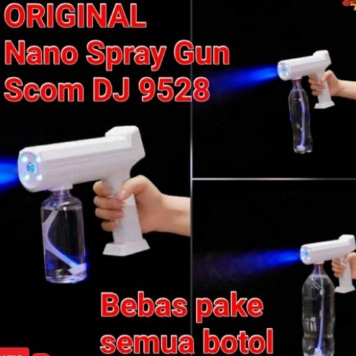 Nano spray gun 9528 portable nanospray wireless UV Desinfektan / Spray portable