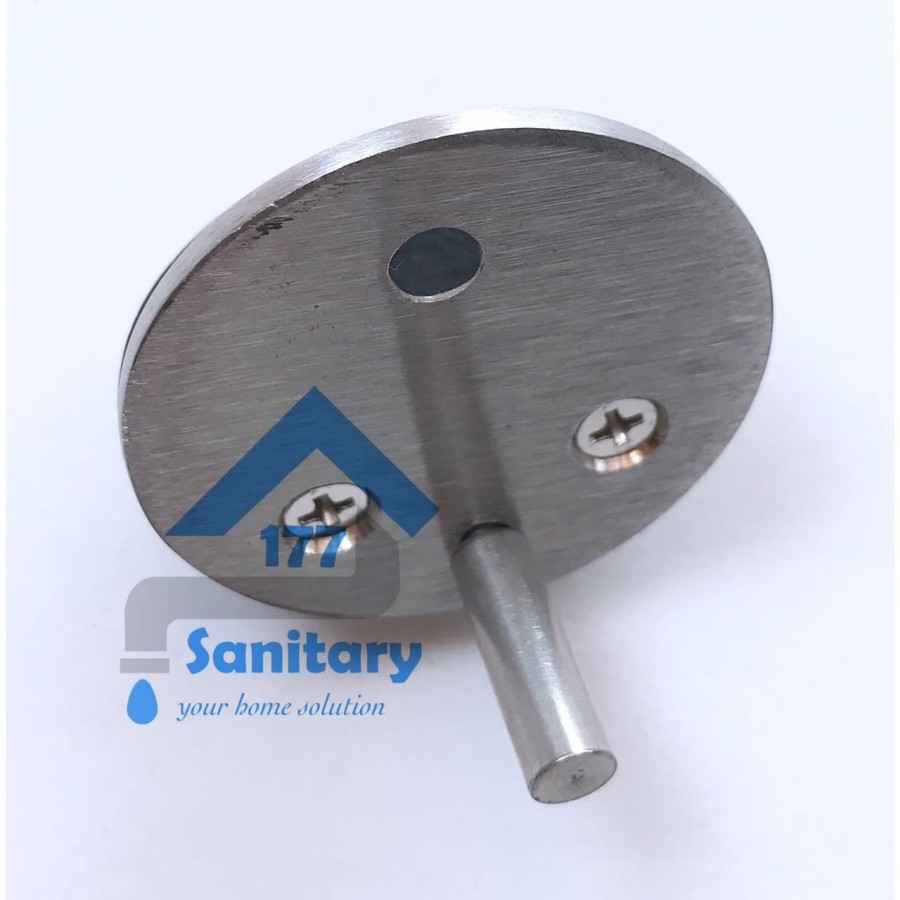 Door Stop Keong Stainless Onassis 09 - Penahan Pintu kaca Stainles Tebel Doorstop Door Stopper A48