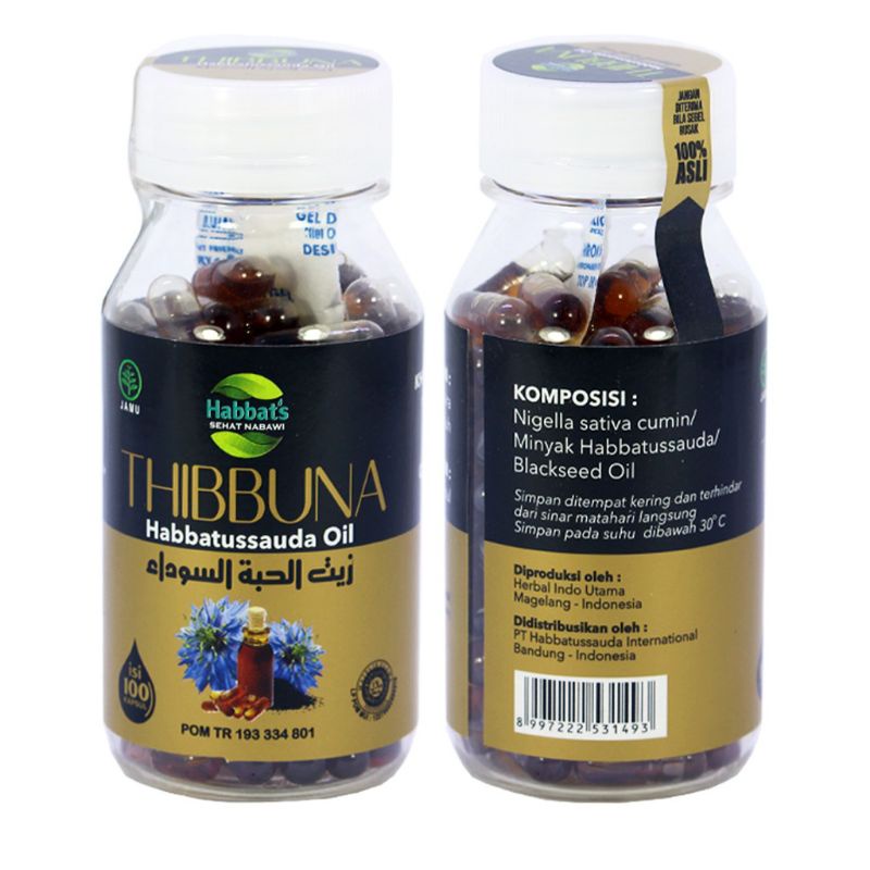 THIBBUNA Habbatussauda Oil Isi 100 Kapsul