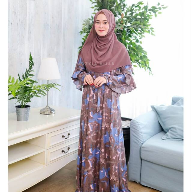 Gamis ARMA Dress seri 2 Mocca by Adzkia