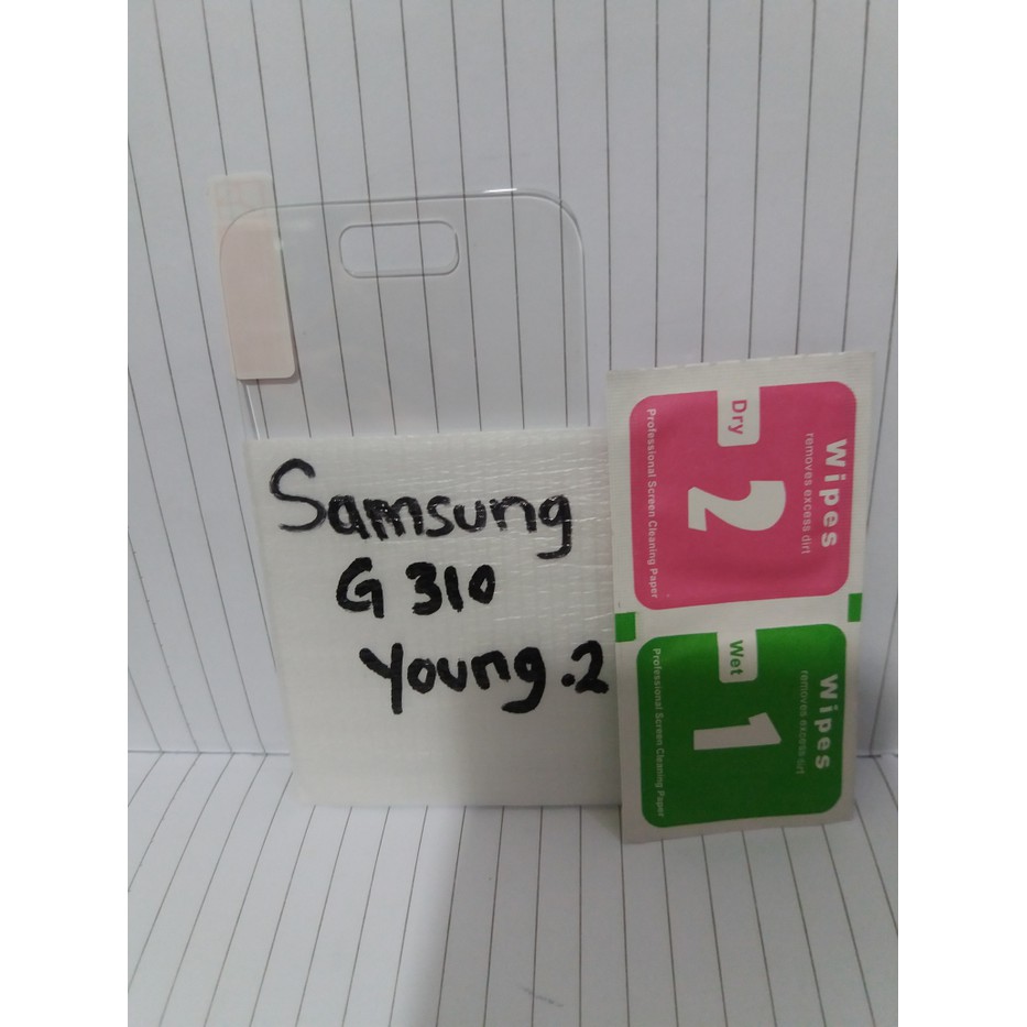 Tempered gorila glass kaca samsung young2 G310 murah