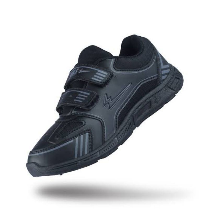 sepatu casual eagle cogency hitam hitam dan hitam putih
