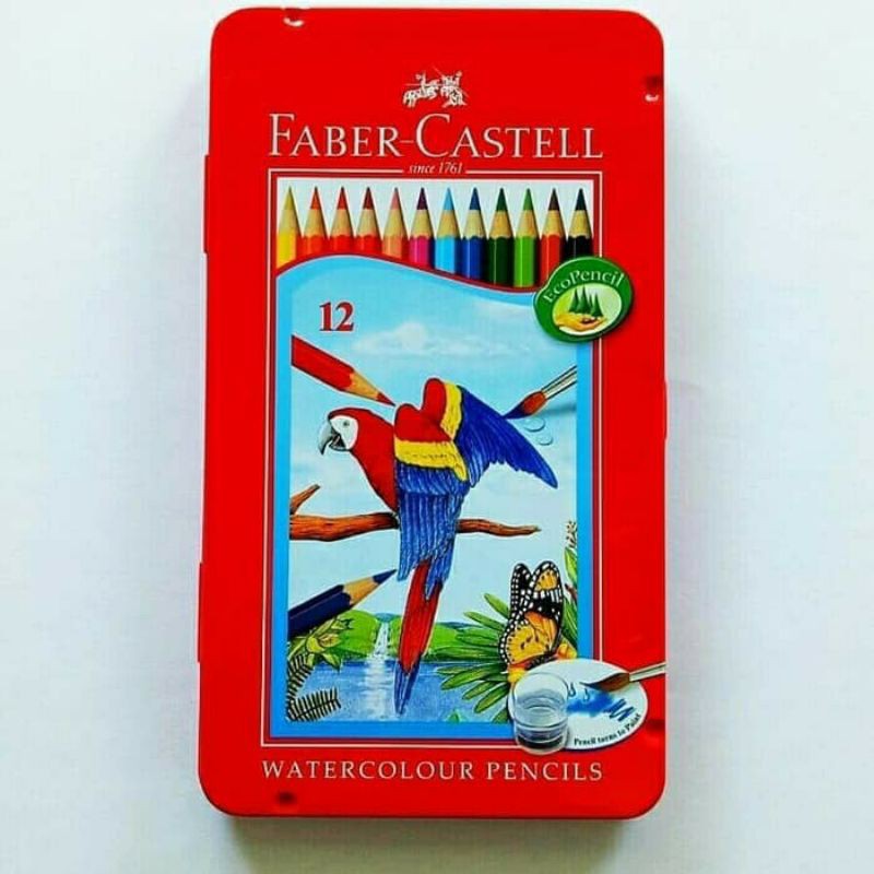 

Pensil Warna Water Color Faber Castell 12 Warna Kemasan Kaleng
