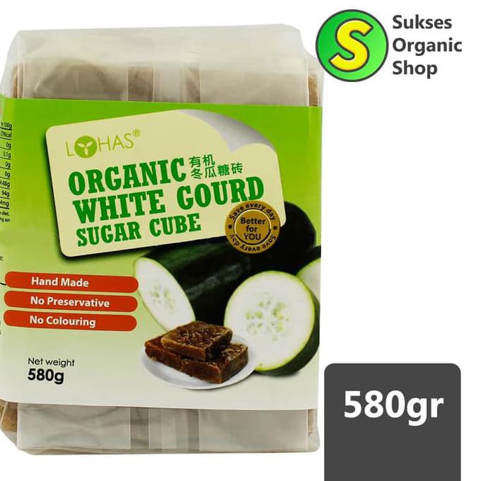 

Organic White Gourd Sugar Cube/Labu Kundur | 580gr | LOHAS