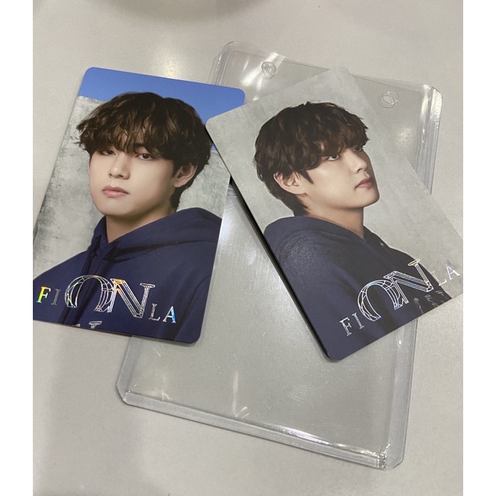 PC (PHOTOCARD) BTS V KIM TAEHYUNG X FILA NOW ON OFFICIAL