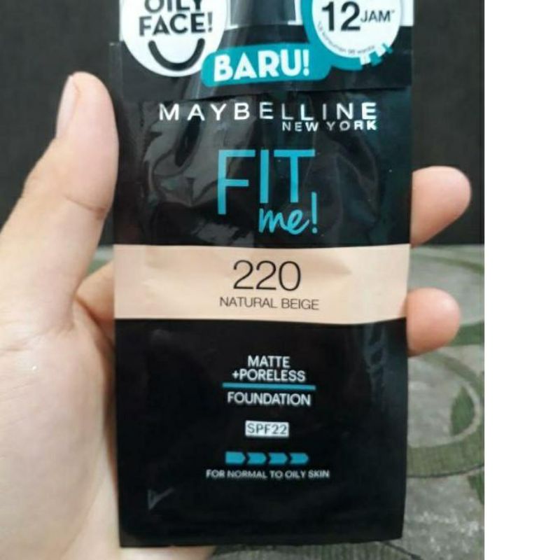 Maybelline Fit Me Foudation 220 Sachet 5ml