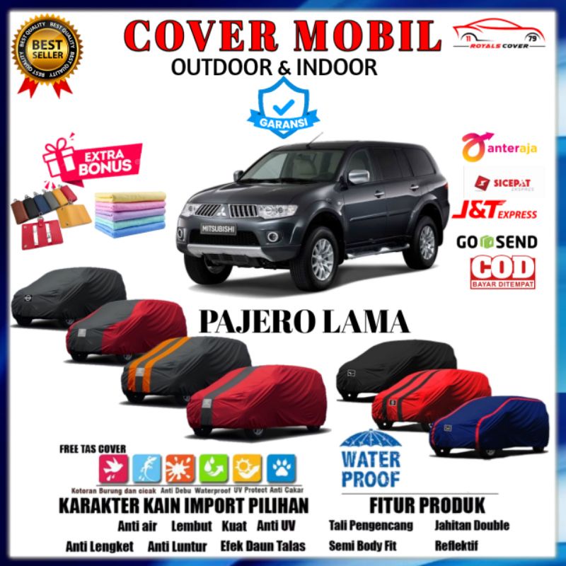 Cover Mobil Pajero Lama / Sarung Mobil Mitsubishi Pajero 2008 2009 2010 2011 2012 2013 2014 2015 / Selimut Tutup Mantol Mantel Mobil Pajero Sport / Kerudung Jas Pelindung Penutup Mobil Pajero Exceed Outdoor Waterproof Anti Air