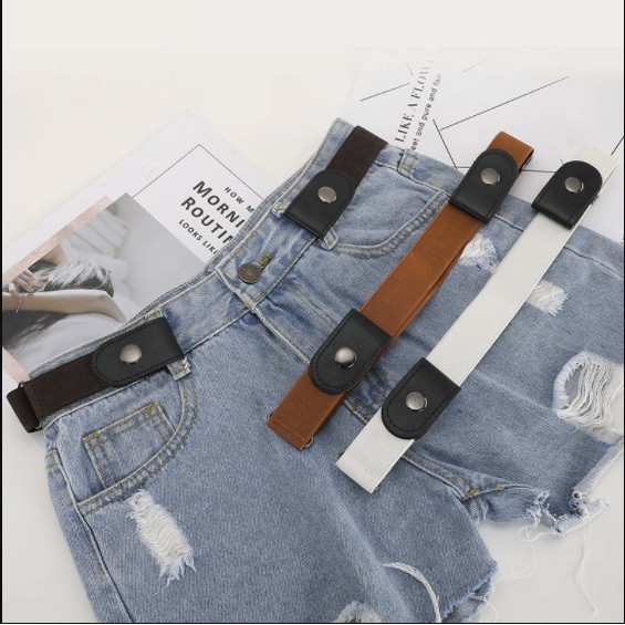 VANILLESHOP - IKAT PINGGANG WANITA KARET KLIP BELT