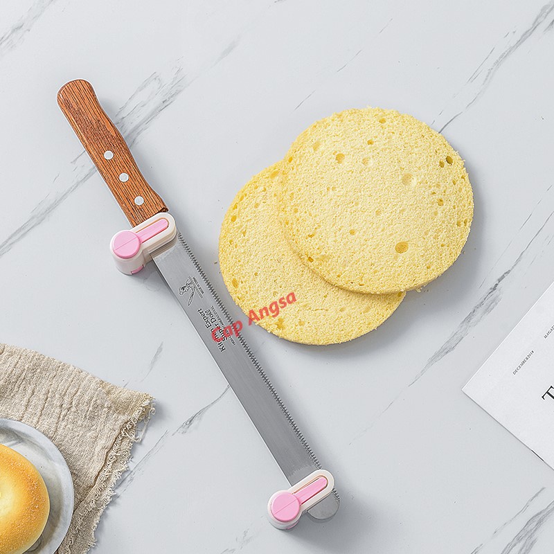 ADJUSTABLE CAKE FIXATOR GUIDE SLICER TOOL LAYER LEVELER ALAT BANTU POTONG KUE ROTI TAWAR 5 LAPIS SIZE