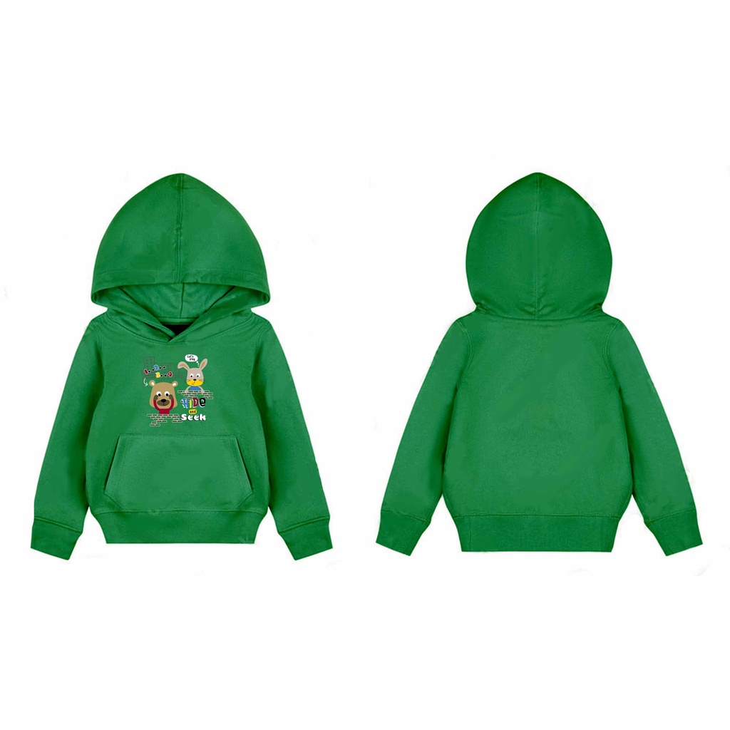 Hoodie Anak Hide And Seek Sweater Pakaian Fleece M - XL