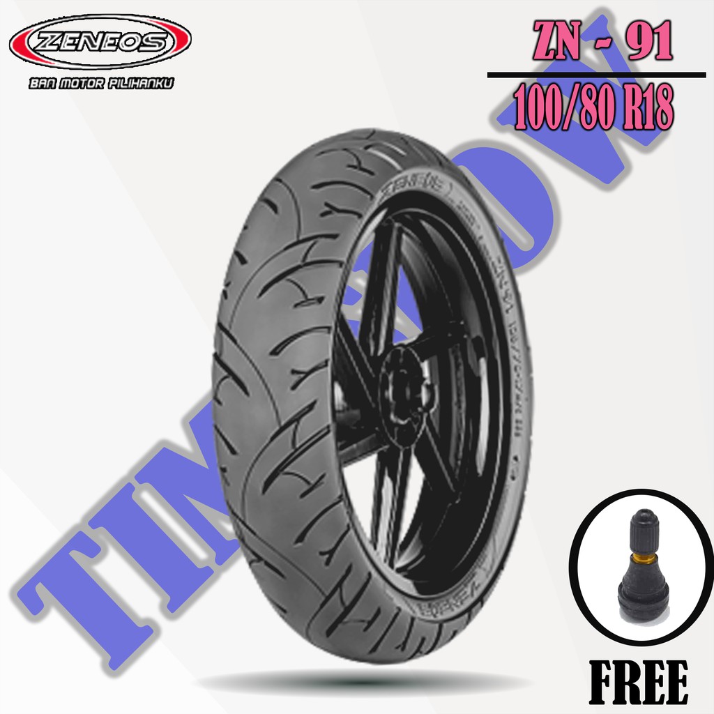 Ban Motor MOGE (Motor Batangan) // ZENEOS ZN91 100/80 Ring 18 Tubeless