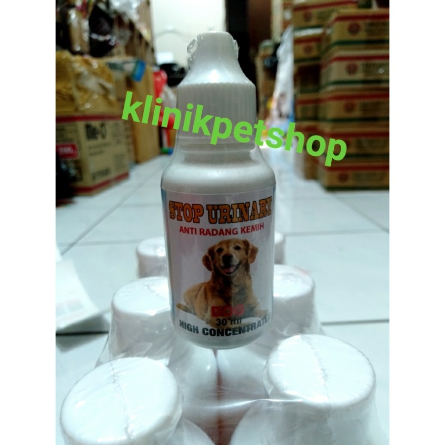 STOP URINARY DOG 30ML - Susah Buang air Kecil Anti Radang Kemih Anjing