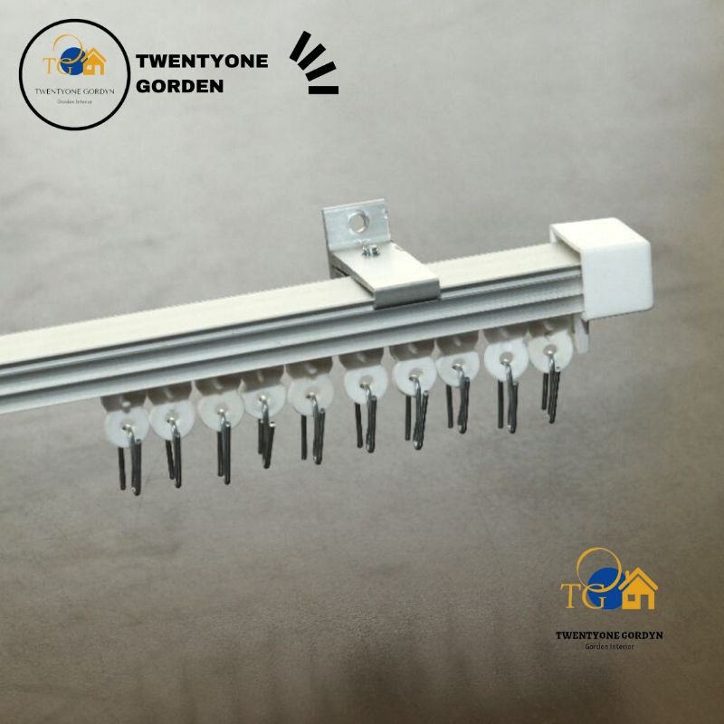 Rel Gorden Vitrase | Rel Kotak Alumunium Gorden