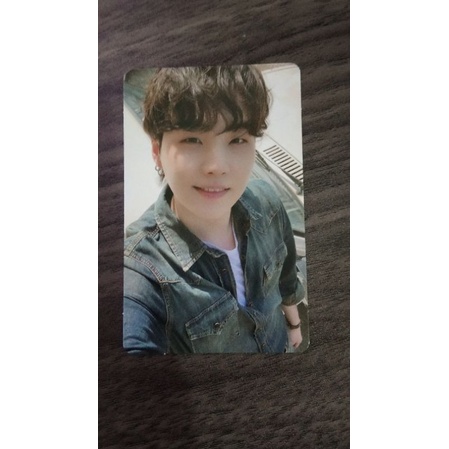 Photocard Suga official POB butter weverse