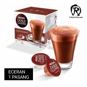 

Nescafe Dolce Gusto Chococino Ecer PER 1 PASANG (2 KAPSUL)