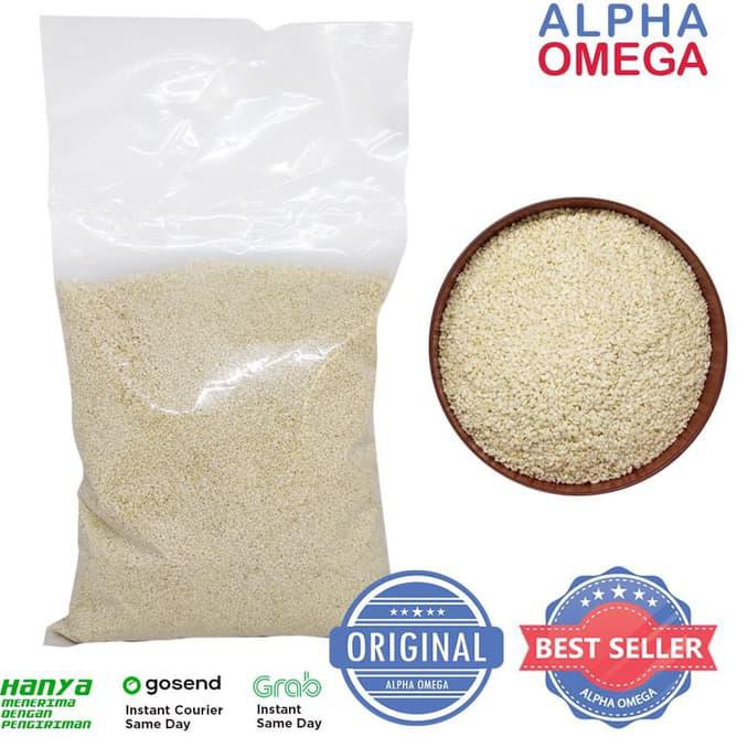 

Biji Wijen Putih - White Sesame Seed 1000Gr/1Kg Organic !