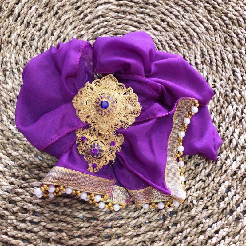 SELENDANG JODHA || SELENDANG MUTIARA ANEKA WARNA CANTIK !!!!-0. UNGU