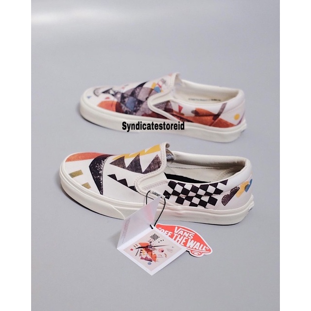 SEPATU VANS SLIP ON X MOMA Vasily Kandinsky Import 100% SLIP ON WANITA